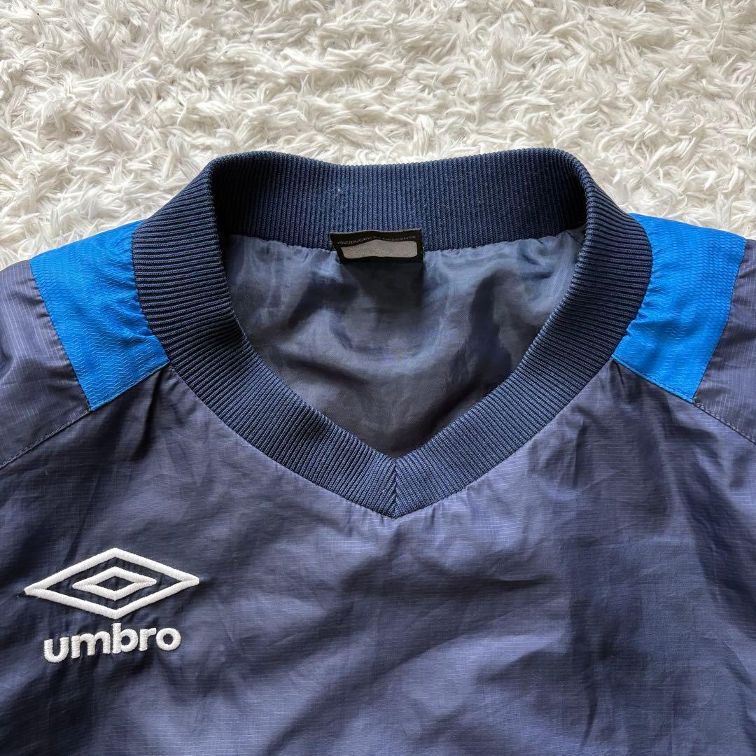 美品　umbro 中綿　ウォーマー 上下セット ネイビー/ブルー　S アンブロ