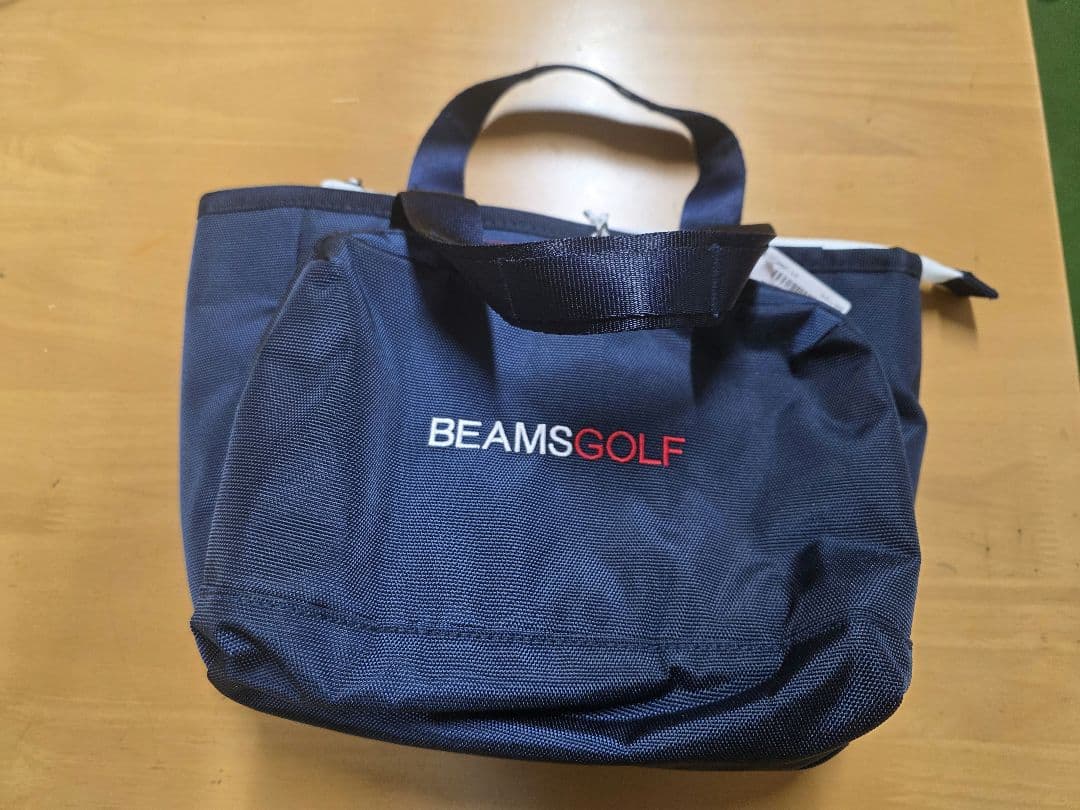 BEAMS GOLF ラウンドバッグ　ネイビー