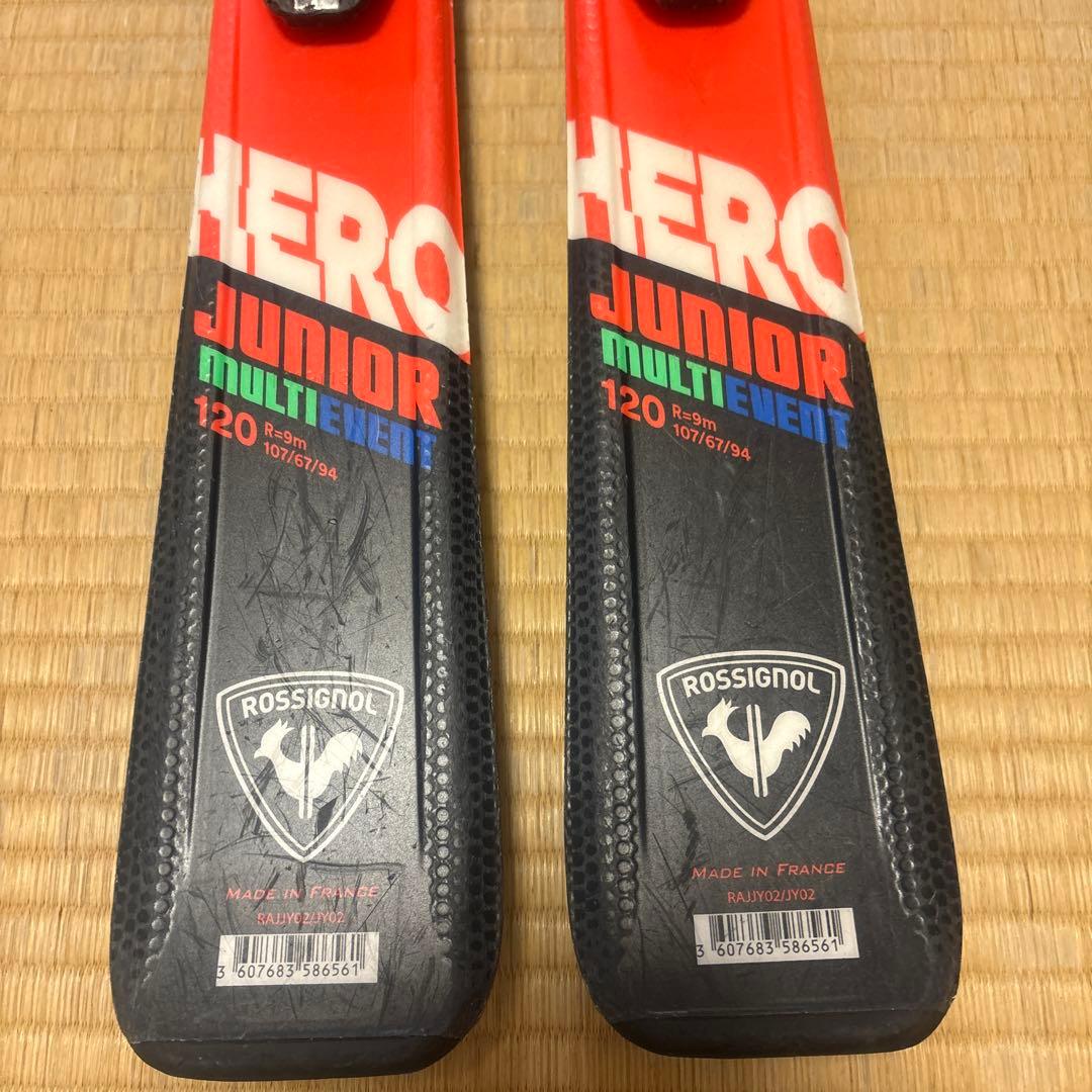お値下げ‼️ROSSIGNOL HERO RACING キッズスキー　120