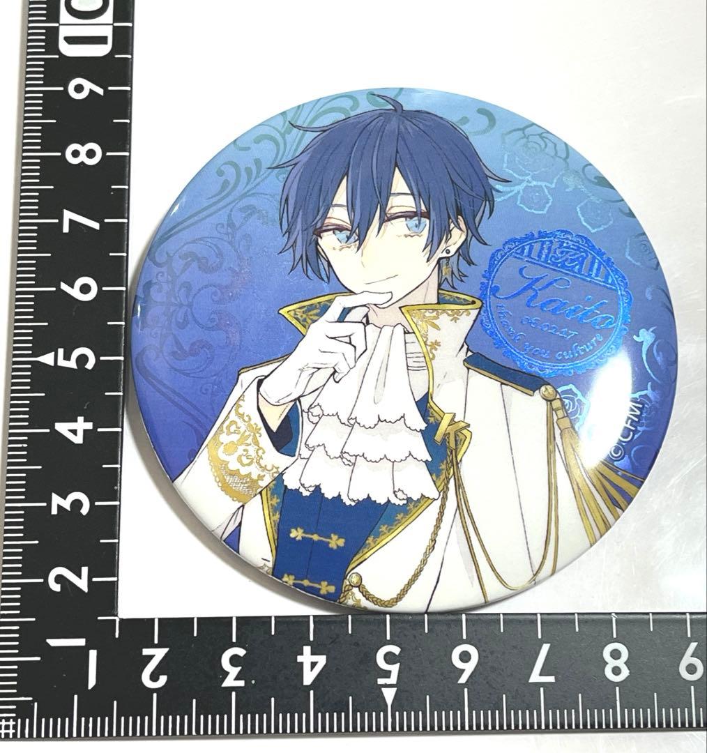 ボカロ　赤倉　KAITO 初音ミク39Culture メタル缶バッジ