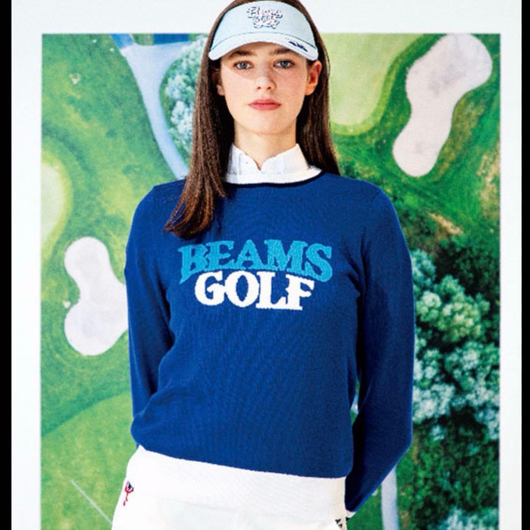 希少BEAMS GOLF（ビームスゴルフ）eccoコラボレディースニットセーター