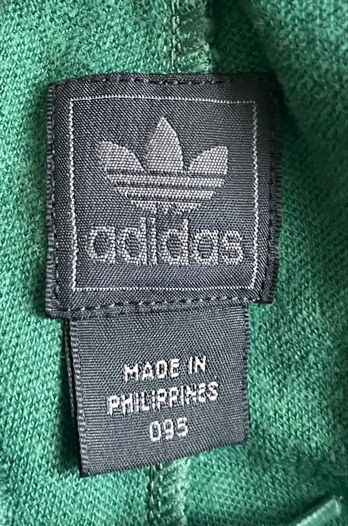 adidas/ベッケンバウアー/トラックパンツ/緑/黄/ジャージ/L相当