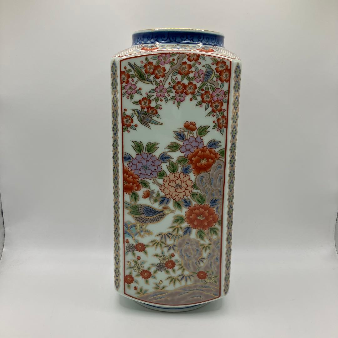 有田焼 哲山作 花瓶　フラワーベース