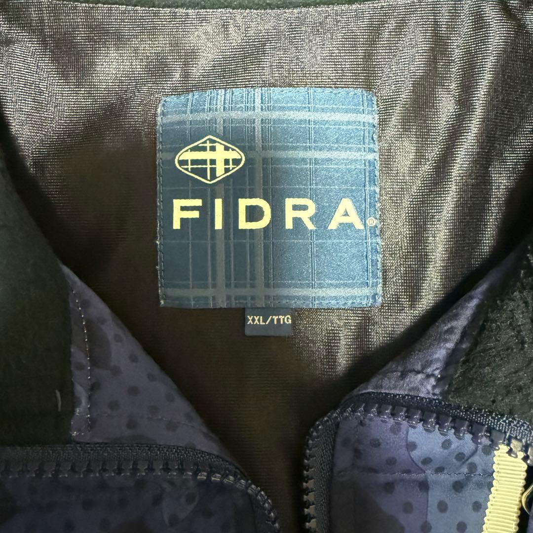 【美品】FIDRA ネイビー カモフラージュ ジャケット XXL