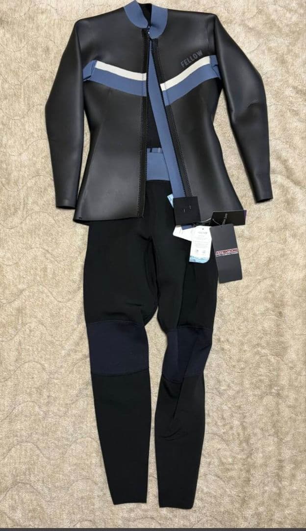 新品 タグ付 FELLOW レディース ウェットスーツ 上下セット ML