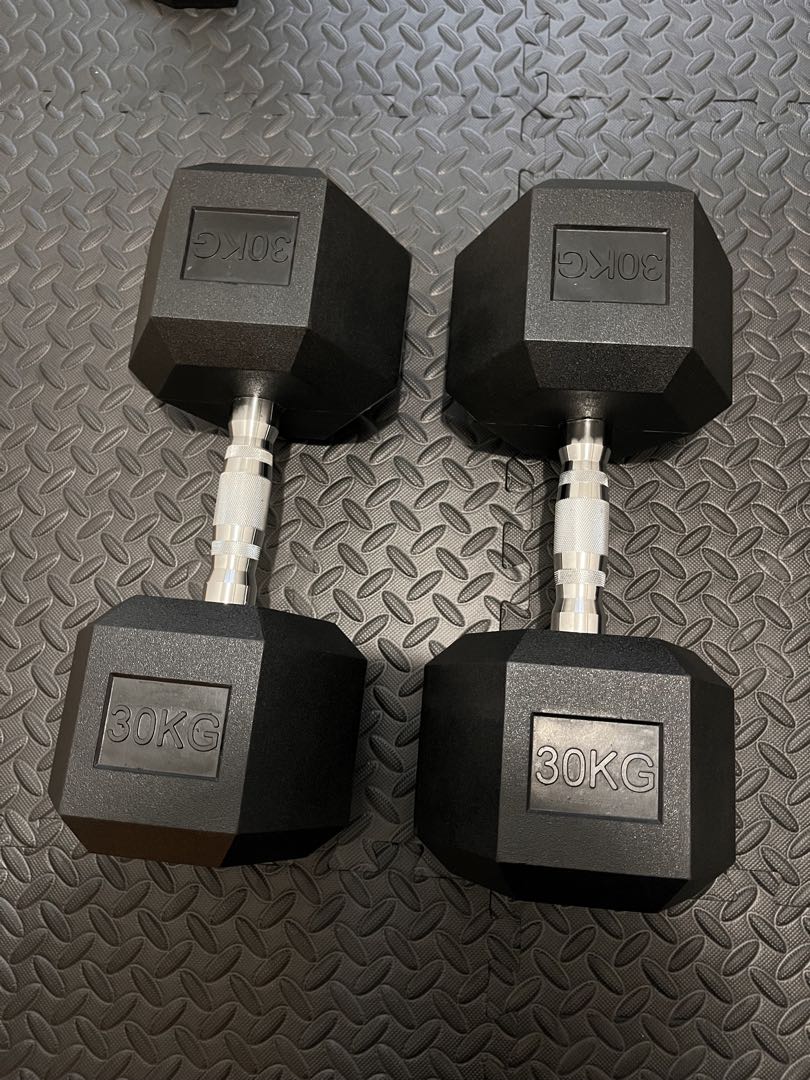 美品　六角 30kg 2個 セット　ヘキサゴンダンベル 合計60kg 大阪　北摂