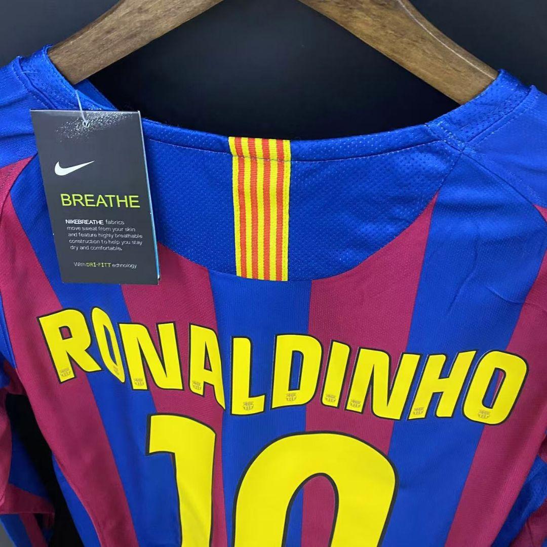 【未使用】ユニフォーム10番 RONALDINHO 長袖#10 Lサイズ
