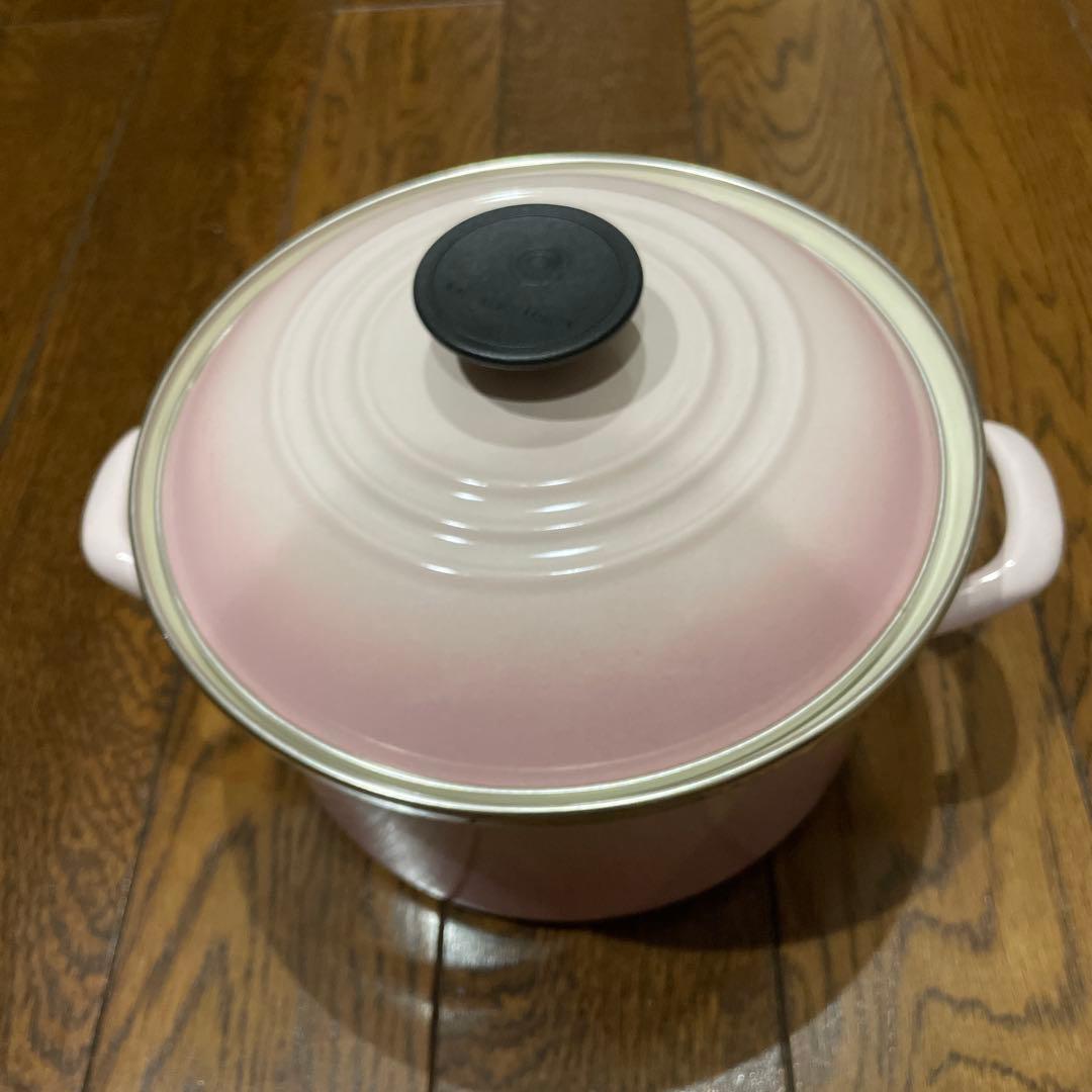 LE CREUSET ピンク 両手鍋