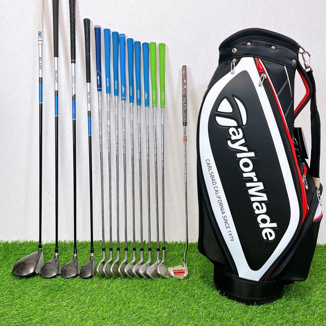 【バッグ新品】テーラーメイド　SLDR 豪華14本フルセット　メンズゴルフクラブ
