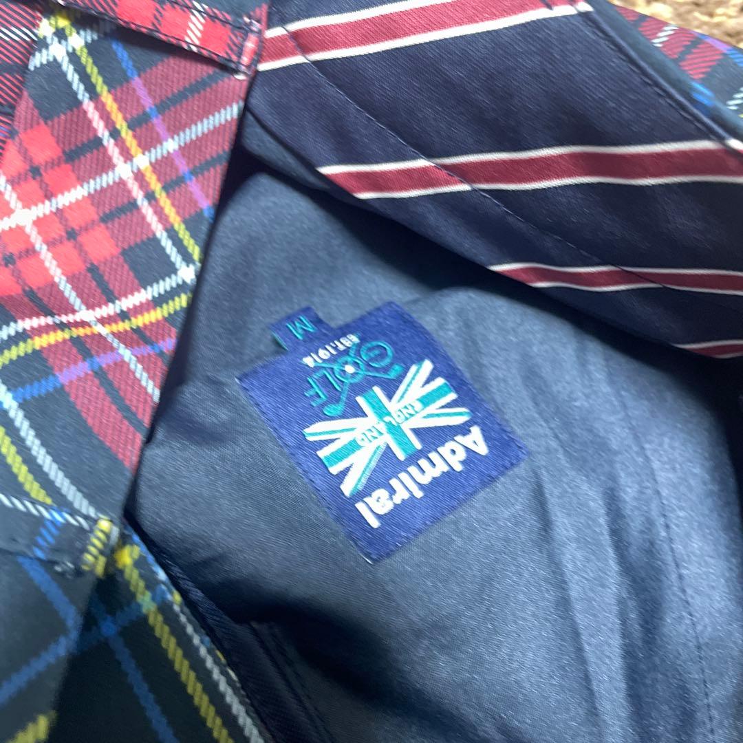 新品未使用タグ付ADMIRAL GOLF メンズ パンツ チェック柄 M