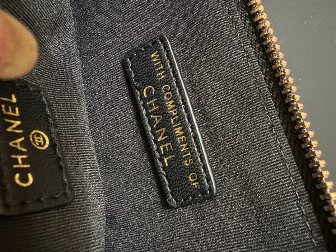 CHANEL ノベルティ　ベルベット　ポーチ　ポシェット　ショルダーバッグ