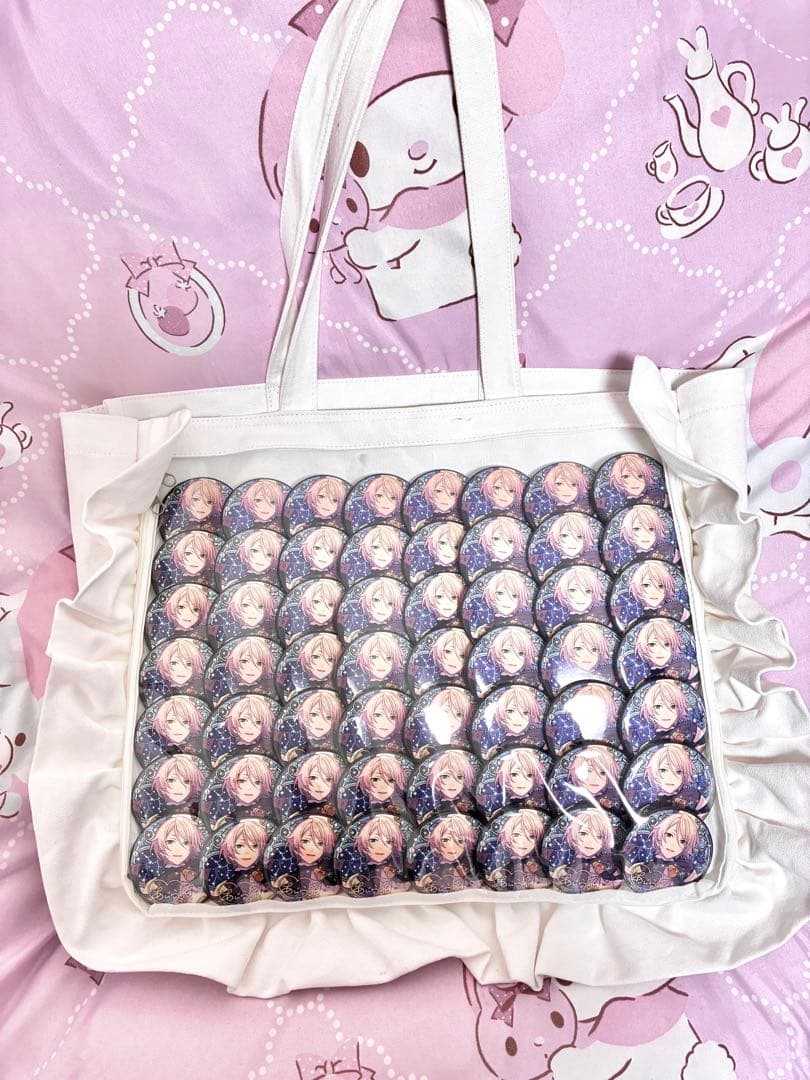 あんさんぶるスターズ　白鳥藍良　星の向こう　缶バッジ