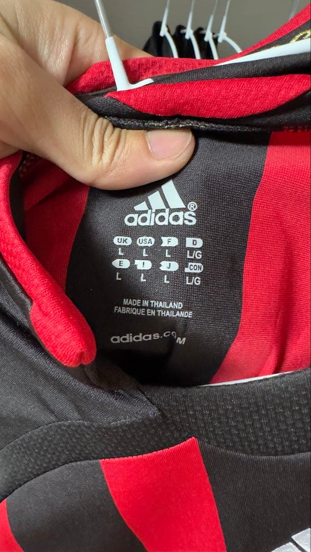 タ*り様 ACミラン KAKA 22番 シャツ Lサイズ adidas