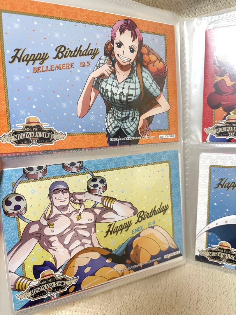 ワンピース バースデー ブロマイド まとめ売り 【非売品】