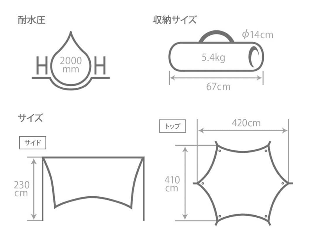 新品未使用✨ITSUKA NO TARP TT5-631-BK ブラック