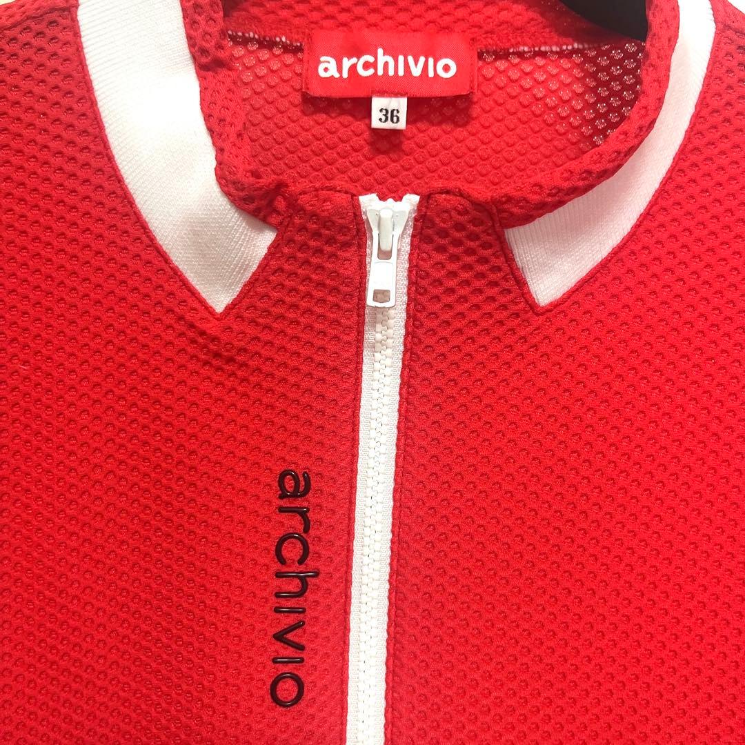 さ☆美品【archivio】ブルゾン メッシュジャケット フルジップ