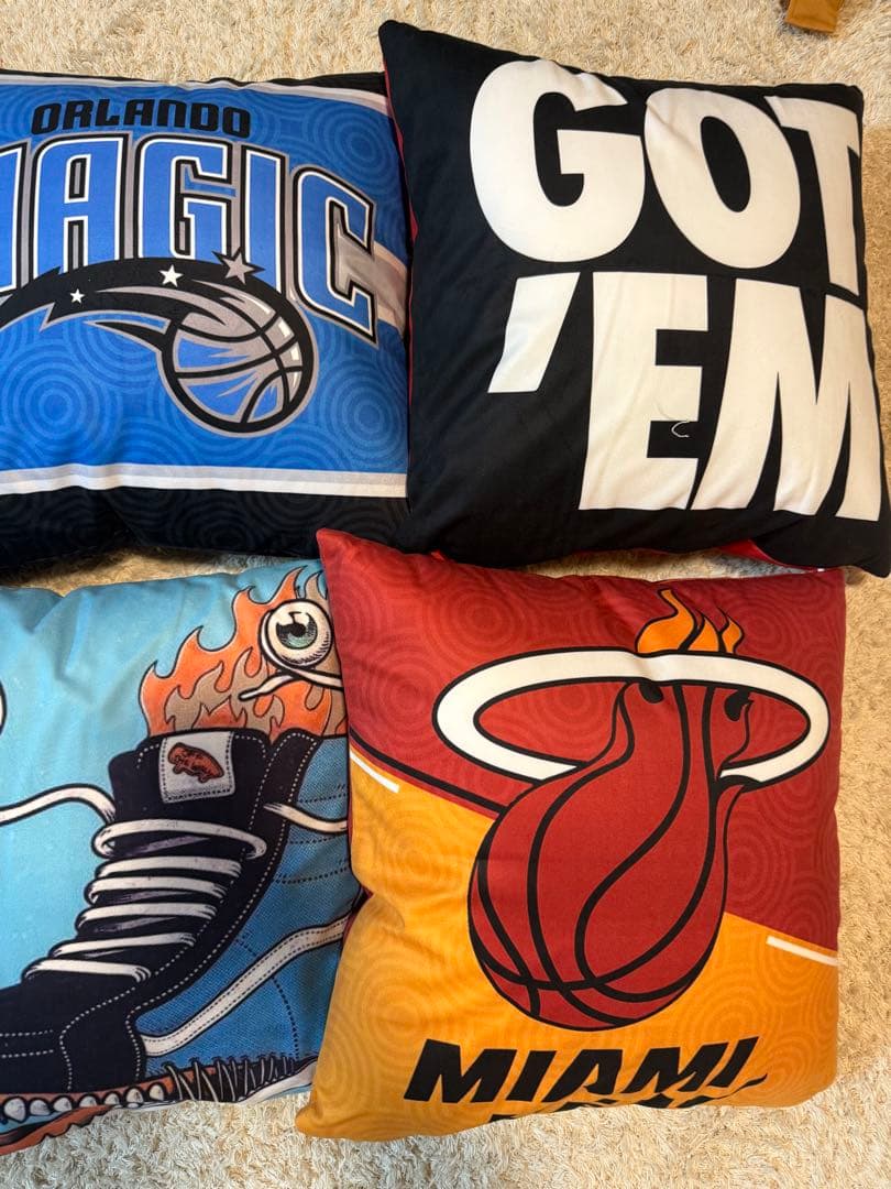 バスケ　NBA クッション　ラットフィンク　マジック　まとめ売り　セット