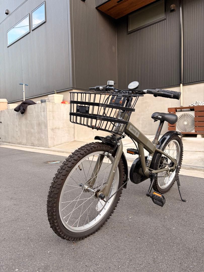 Jeep 子供用自転車 オリーブグリーン 18インチ