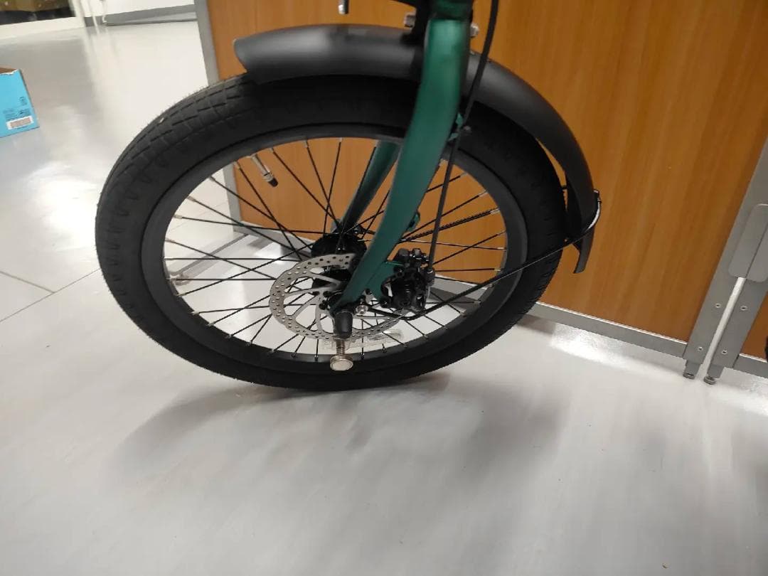 【新生活応援セール開催中！】折り畳み電動アシスト自転車ERWAY A01グリーン