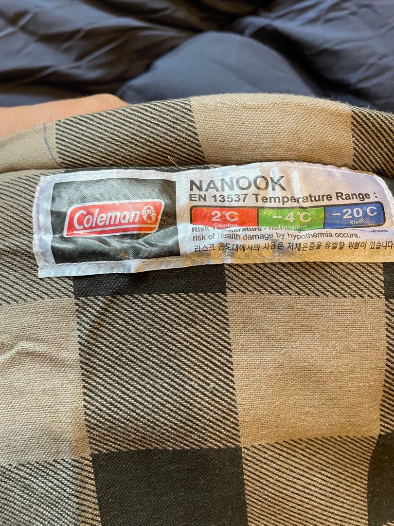 Coleman NANOOK 寝袋 ２個セット 連結可 枕付