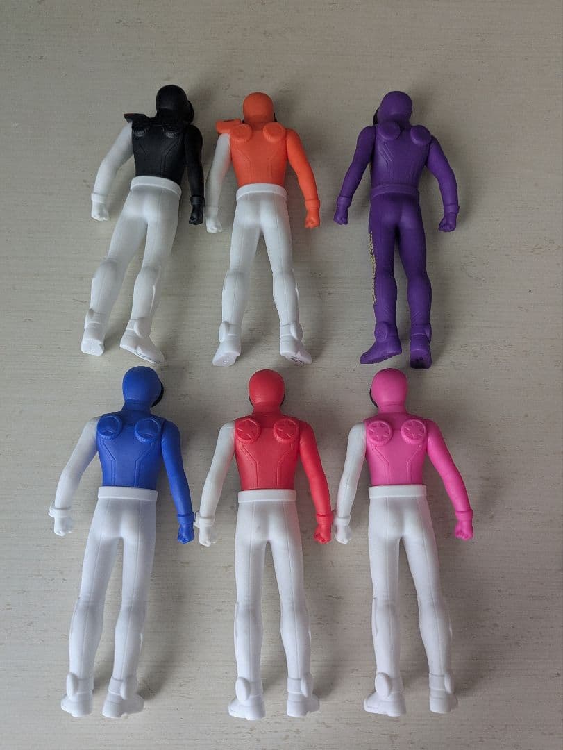 【美品】爆上戦隊ブンブンジャー　ソフビ人形6体コンプセット