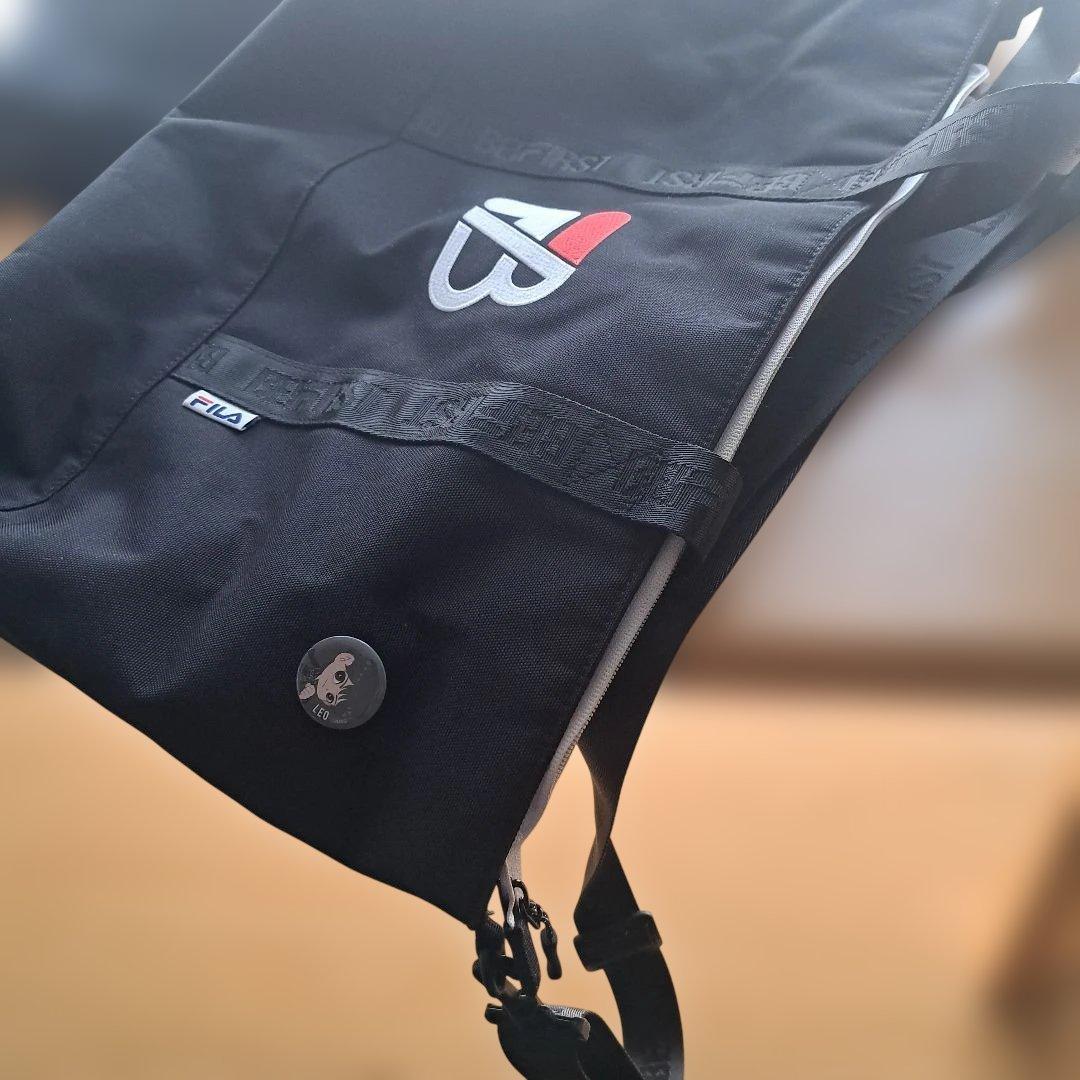 FILA ロゴ トートバッグ ブラック