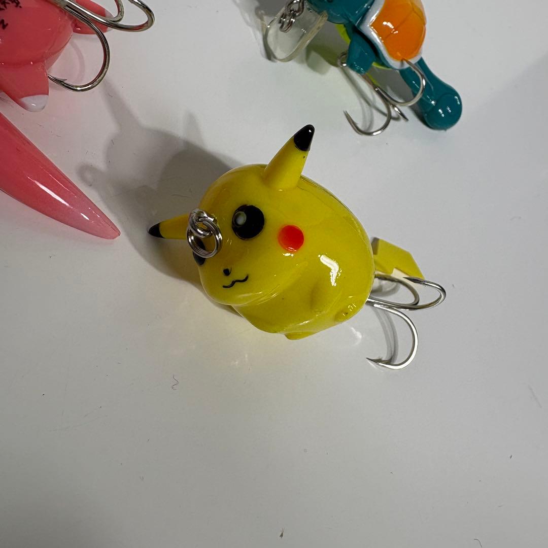 ポケモンルアー　未使用品　ピカチュウ　ヤドン　ゼニガメ　３匹セット　タカラトミー