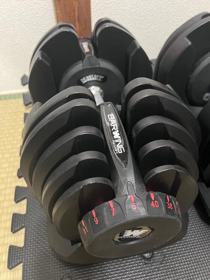BARWING 可変式ダンベル 40kg x 2個セットその2/2