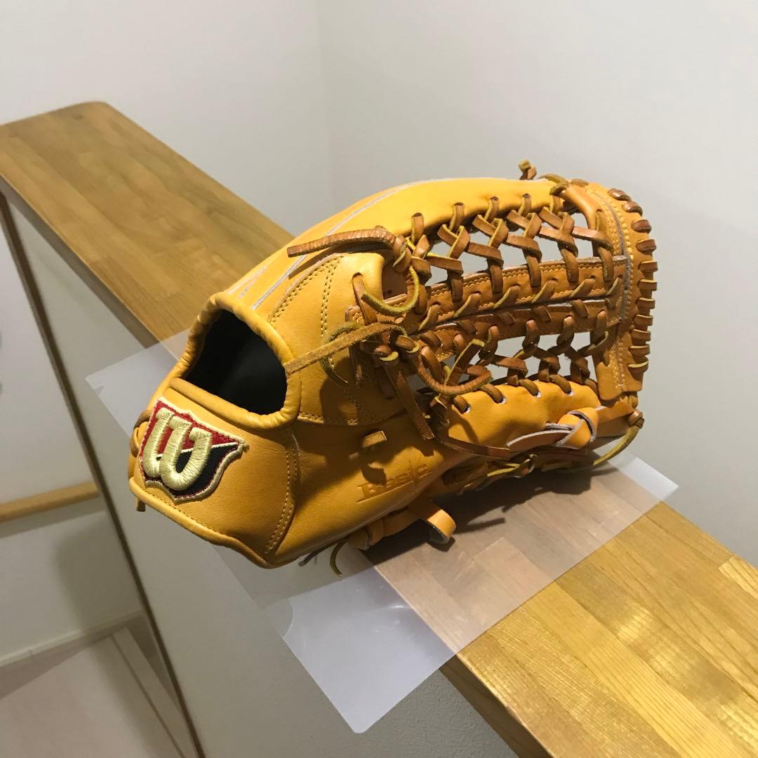 ウィルソン 軟式野球 小指部分2本入れタイプ 外野手用グローブ