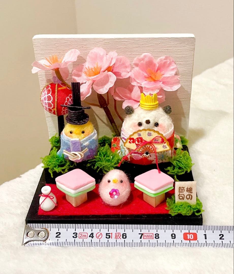 ひな祭り❀.*゜雛人形♡春作品