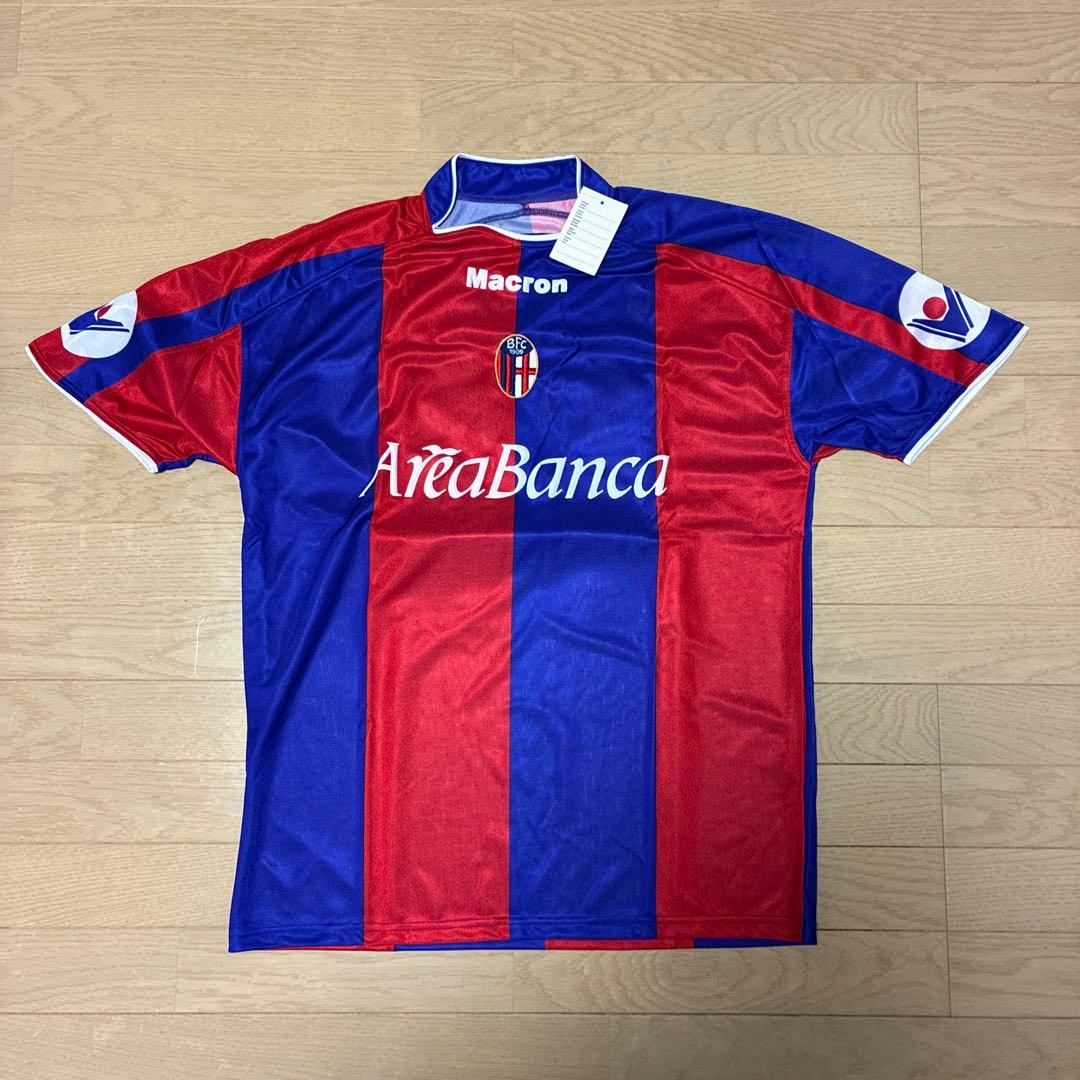 未使用タグ付きレトロサッカーユニフォーム　03-04ボローニャNAKATA16