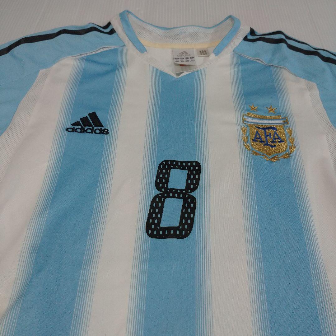 04/05 adidas アルゼンチン代表 8 RIQUELME ユニフォーム