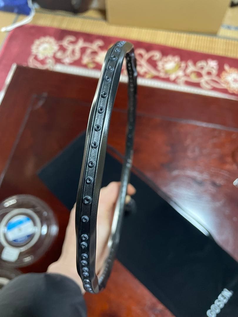 GOSEN インフェルノ ブラック 4U5 BRIFBK5M ガットも張ります。