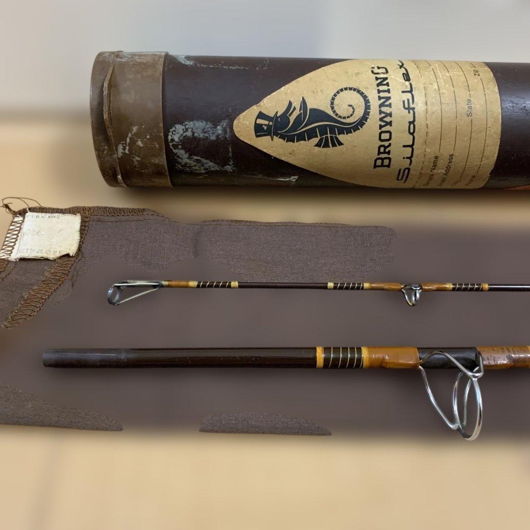 Browning Silaflex バスロッド コルクハンドル ケース付き